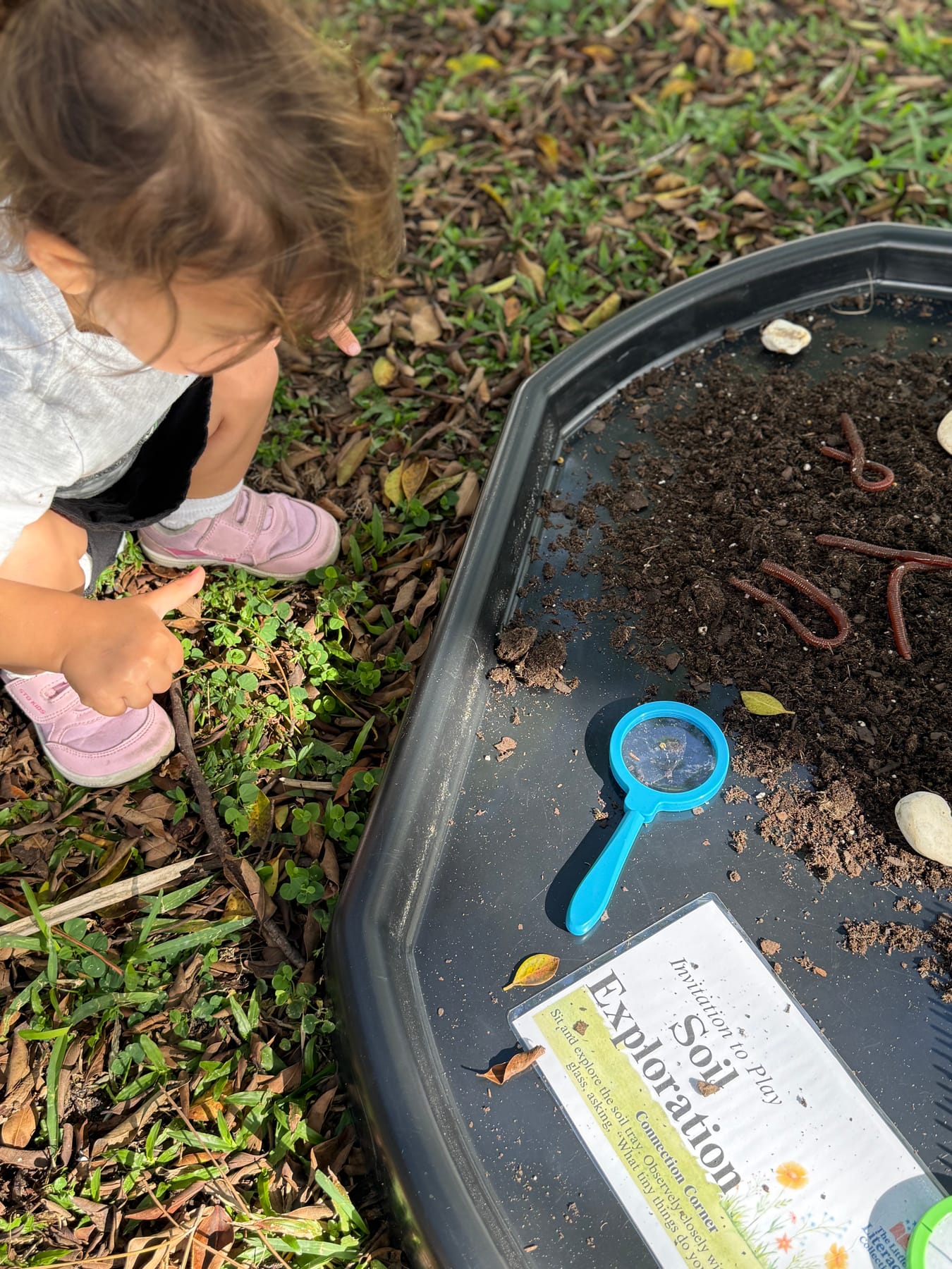 Hands-on sensory exploration