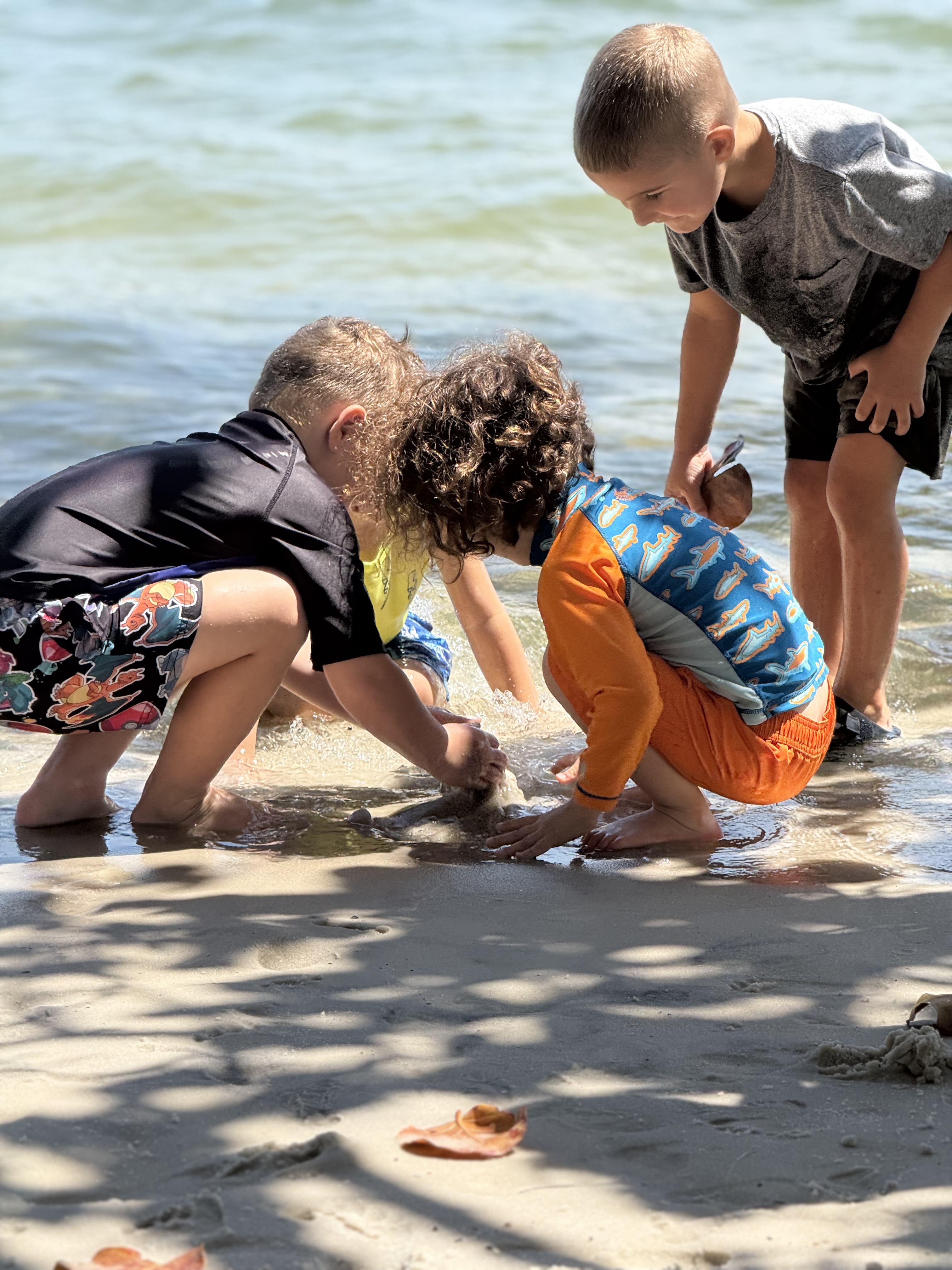Exploring together outdoors