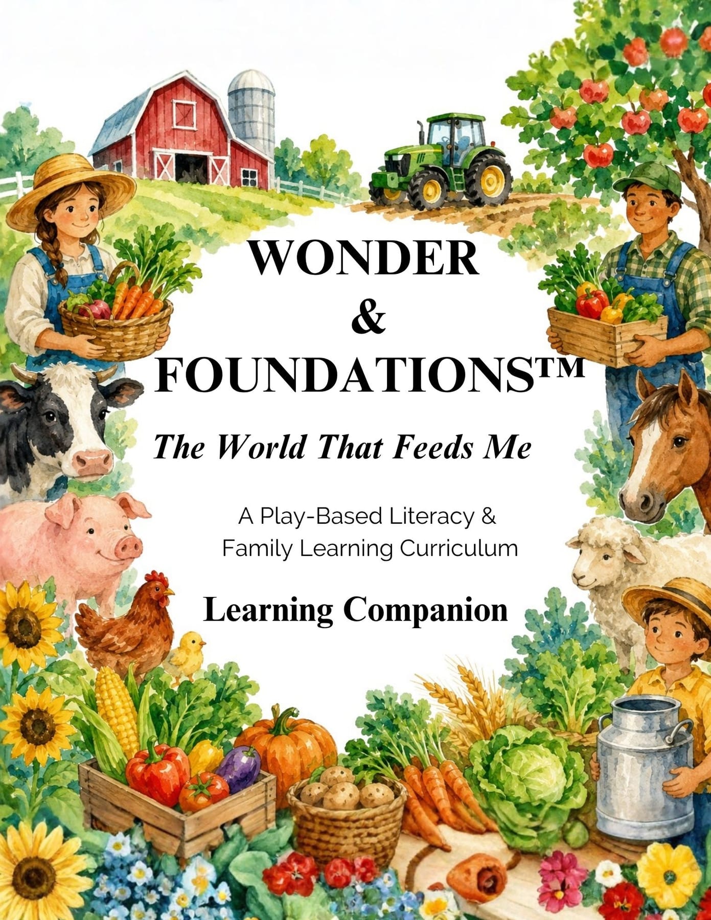 Wonders & Foundations: The World That Feeds Me (On the Farm) — sample page